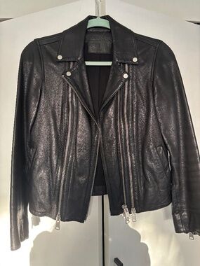 All Saints leather jacket